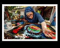 CREATIVE ACTIVISM -- Muralist, Raul Valdez with Iraqi Young Leaders Exchange Program